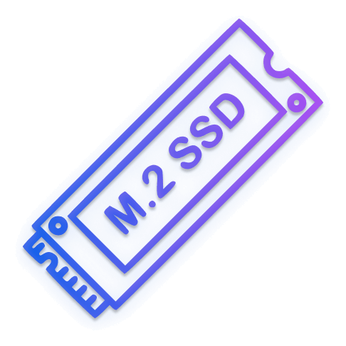 Imagem ilustrativa de um SSD M2